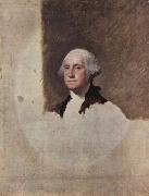 Gilbert Stuart Gilbert Stuart unfinished 1796 painting of George Washington oil on canvas